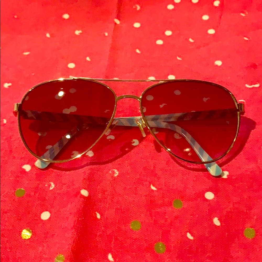 Kate Spade 58mm Blossom Aviator Sunglasses